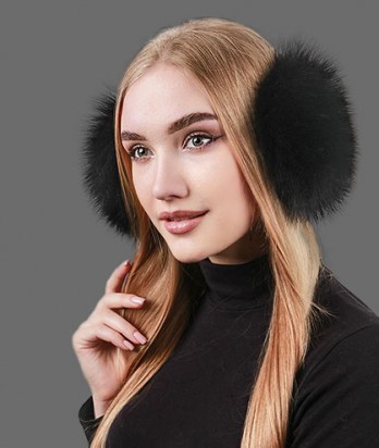 Меховые наушники
