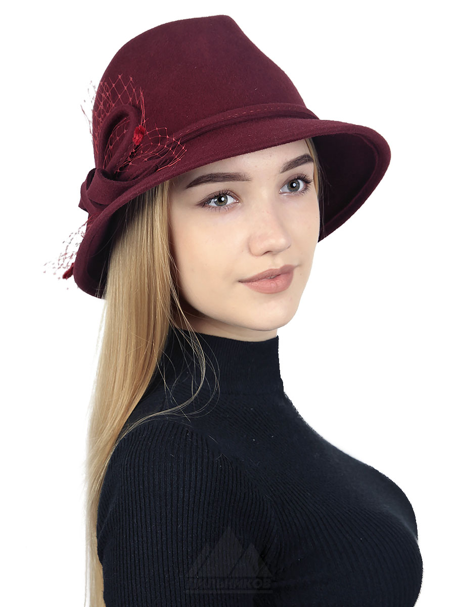 Шляпа Федора женская