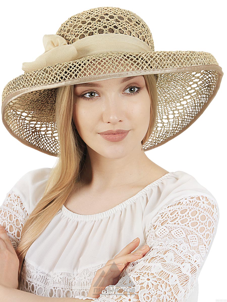 Шляпа с загнутыми полями женская