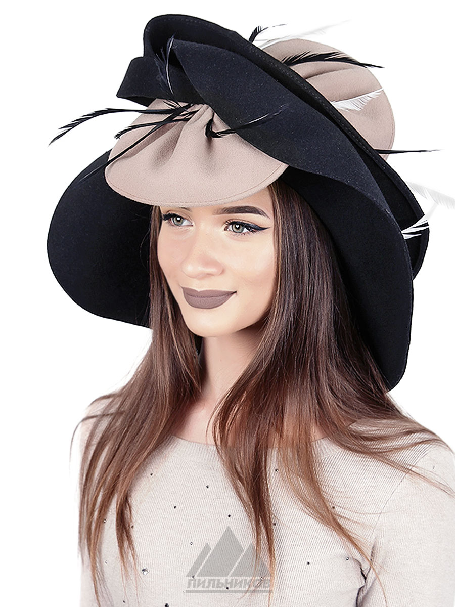 Купить шляпу в интернет магазине. Фетровая шляпа. Шляпа женская фетровая с полями.