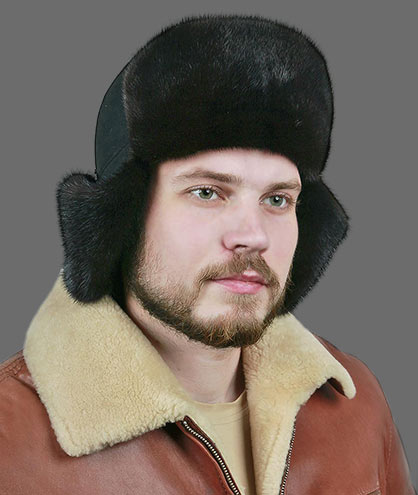 Шапки ушанки мужские