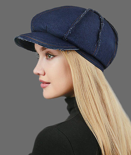 Джинсовые кепки